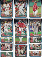 Boston Red Sox 2024 Topps Complete Mint Hand Collated 30 Card Team Set Featuring Rafael Devers, Jarren Duran and Masataka Yoshida with 8 Rookie Cards including Ceddanne Rafaela and Wilyer Abreu Plus
