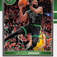 Boston Celtics 2024 2025 Hoops Factory Sealed 8 Card Team Set with Jayson Tatum, Jaylen Brown and a Baylor Scheierman Rookie Plus