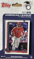 2025 Topps American League All Star Standouts Factory Sealed Limited Edition 17 Card Team Set Featuring Mike Trout, Adley Rutschman, Rafael Devers, Aaron Judge, Gerrit Cole and Altuve Plus
