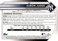 Aaron Judge 2025 Topps BOWMAN Series Mint Card #99

