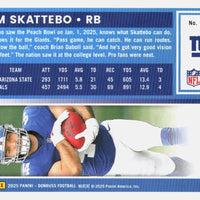 New York Giants 2025 Donruss Factory Sealed Team Set Featuring Rated Rookie Cards of Jaxson Dart, Cam Skattebo and Abdul Carter Plus