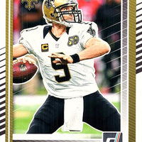 New Orleans Saints 2025 Donruss Factory Sealed Team Set Featuring Hall of Famer Drew Brees with Rated Rookie Cards of Tyler Shough, Devin Neal and Kelvin Banks Jr. Plus