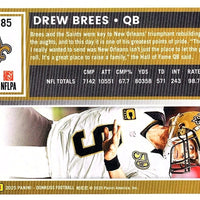 New Orleans Saints 2025 Donruss Factory Sealed Team Set Featuring Hall of Famer Drew Brees with Rated Rookie Cards of Tyler Shough, Devin Neal and Kelvin Banks Jr. Plus