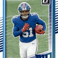 New York Giants 2025 Donruss Factory Sealed Team Set Featuring Rated Rookie Cards of Jaxson Dart, Cam Skattebo and Abdul Carter Plus