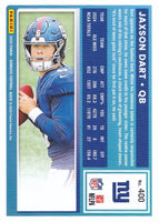 New York Giants 2025 Donruss Factory Sealed Team Set Featuring Rated Rookie Cards of Jaxson Dart, Cam Skattebo and Abdul Carter Plus
