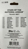 2025 Topps National League All Star Standouts Factory Sealed Limited Edition 17 Card Team Set Featuring Shohei Ohtani, Francisco Lindor, Freddie Freeman, Mookie Betts, Bryce Harper and Paul Skenes Plus
