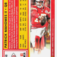 Kansas City Chiefs 2025 Donruss Factory Sealed Team Set Featuring Patrick Mahomes and Travis Kelce with 3 Rated Rookie Cards Plus