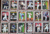 Texas Rangers 2025 Topps Complete Mint 18 Card Hand Collated Team Set Featuring Evan Carter Future Stars, Corey Seager and Marcus Semien with Dustin Harris, Kumar Rocker and Walter Pennington Rookie Cards Plus

