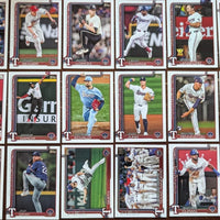Texas Rangers 2025 Topps Complete Mint 18 Card Hand Collated Team Set Featuring Evan Carter Future Stars, Corey Seager and Marcus Semien with Dustin Harris, Kumar Rocker and Walter Pennington Rookie Cards Plus