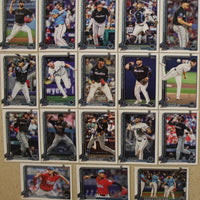 Miami Marlins 2025 Topps Complete Mint Hand Collated 18 Card Team Set Featuring Rookie Cards of Connor Norby, Adam Mazur, Griffin Conine, Valente Bellozo and Javier Sanoja Plus