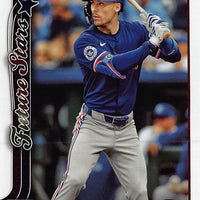 Texas Rangers 2025 Topps Complete Mint 18 Card Hand Collated Team Set Featuring Evan Carter Future Stars, Corey Seager and Marcus Semien with Dustin Harris, Kumar Rocker and Walter Pennington Rookie Cards Plus