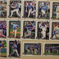 Kansas City Royals 2025 Topps Complete Mint 19 Card Hand Collated Team Set Featuring Salvador Perez and Bobby Witt Jr with a Tyler Gentry Rookie Card Plus