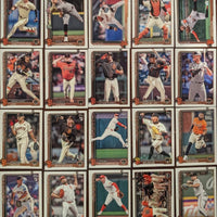 San Francisco Giants 2025 Topps Complete Mint 20 Card Team Set Featuring a Kyle Harrison Future Stars Card with Rookie Cards of Grant McCray, Trevor McDonald, Spencer Bivens and Hayden Birdsong Plus