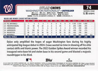 Washington Nationals 2025 Topps Complete Mint Hand Collated 20 Card Team Set Featuring Rookie Cards of Dylan Crews, Andres Chaparro, James Wood, DJ Herz, Zach Brzykcy and Darren Baker Plus
