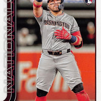 Washington Nationals 2025 Topps Complete Mint Hand Collated 20 Card Team Set Featuring Rookie Cards of Dylan Crews, Andres Chaparro, James Wood, DJ Herz, Zach Brzykcy and Darren Baker Plus