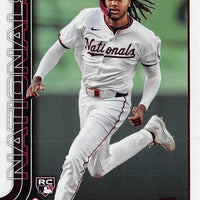 Washington Nationals 2025 Topps Complete Mint Hand Collated 20 Card Team Set Featuring Rookie Cards of Dylan Crews, Andres Chaparro, James Wood, DJ Herz, Zach Brzykcy and Darren Baker Plus