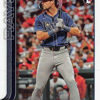 Tampa Bay Rays 2025 Topps Complete Mint 20 Card Hand Collated Team Set Featuring Junior Caminero Future Stars Card and Rookie Cards of Kameron Misner, Mason Montgomery and Logan Driscoll Plus