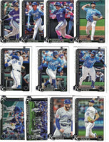 Kansas City Royals 2025 Topps Complete Mint 19 Card Hand Collated Team Set Featuring Salvador Perez and Bobby Witt Jr with a Tyler Gentry Rookie Card Plus
