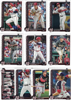 Washington Nationals 2025 Topps Complete Mint Hand Collated 20 Card Team Set Featuring Rookie Cards of Dylan Crews, Andres Chaparro, James Wood, DJ Herz, Zach Brzykcy and Darren Baker Plus

