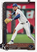 Kansas City Royals 2025 Topps Complete Mint 19 Card Hand Collated Team Set Featuring Salvador Perez and Bobby Witt Jr with a Tyler Gentry Rookie Card Plus
