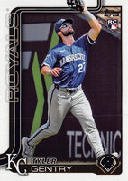 Kansas City Royals 2025 Topps Complete Mint 19 Card Hand Collated Team Set Featuring Salvador Perez and Bobby Witt Jr with a Tyler Gentry Rookie Card Plus
