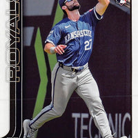 Kansas City Royals 2025 Topps Complete Mint 19 Card Hand Collated Team Set Featuring Salvador Perez and Bobby Witt Jr with a Tyler Gentry Rookie Card Plus