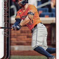 Houston Astros 2025 Topps Complete Mint Hand Collated 21 Card Team Set with Jose Altuve, Jeremy Peña, Yordan Alvarez, Justin Verlander and Rookie Cards of Pedro León, Shay Whitcomb and Zach Dezenzo Plus