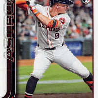 Houston Astros 2025 Topps Complete Mint Hand Collated 21 Card Team Set with Jose Altuve, Jeremy Peña, Yordan Alvarez, Justin Verlander and Rookie Cards of Pedro León, Shay Whitcomb and Zach Dezenzo Plus