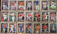 Houston Astros 2025 Topps Complete Mint Hand Collated 21 Card Team Set with Jose Altuve, Jeremy Peña, Yordan Alvarez, Justin Verlander and Rookie Cards of Pedro León, Shay Whitcomb and Zach Dezenzo Plus
