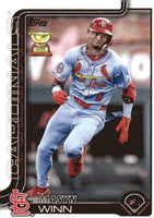 St. Louis Cardinals 2025 Topps Complete Mint Hand Collated 21 Card Team Set Featuring Masyn Winn All Star Rookie Cup with Rookie Cards of Michael McGreevy, Michael Helman, Thomas Saggese and Gordon Graceffo Plus
