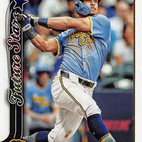 Milwaukee Brewers 2025 Topps Complete Mint Hand Collated 21 Card Team Set Featuring Joey Ortiz and Sal Frelick Future Stars Cards, Christian Yelich and Carlos Rodriguez and Isaac Collins Rookie Cards Plus