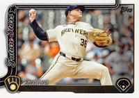 Milwaukee Brewers 2025 Topps Complete Mint Hand Collated 21 Card Team Set Featuring Joey Ortiz and Sal Frelick Future Stars Cards, Christian Yelich and Carlos Rodriguez and Isaac Collins Rookie Cards Plus
