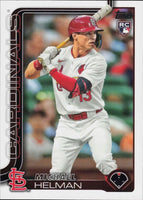 St. Louis Cardinals 2025 Topps Complete Mint Hand Collated 21 Card Team Set Featuring Masyn Winn All Star Rookie Cup with Rookie Cards of Michael McGreevy, Michael Helman, Thomas Saggese and Gordon Graceffo Plus
