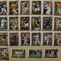 Pittsburgh Pirates 2025 Topps Complete Mint 22 Card Hand Collated Team Set Featuring Paul Skenes Topps All Star Rookie Cup Card and Rookie Cards of Billy Cook, Mike Burrows and Nick Yorke Plus