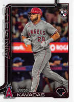 Los Angeles Angels 2025 Topps Complete Mint Hand Collated 22 Card Team Set Featuring Mike Trout and 6 Rookie Cards including Jack Kochanowicz, Niko Kavadas, Gustavo Campero, Caden Dana, Samuel Aldegheri and Bryce Teodosio PLUS
