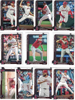 Los Angeles Angels 2025 Topps Complete Mint Hand Collated 22 Card Team Set Featuring Mike Trout and 6 Rookie Cards including Jack Kochanowicz, Niko Kavadas, Gustavo Campero, Caden Dana, Samuel Aldegheri and Bryce Teodosio PLUS
