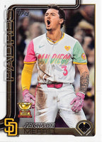 San Diego Padres 2025 Topps Complete Mint 22 Card Team Set Featuring Manny Machado, Yu Darvish, Xander Bogaerts, Fernando Tatis Jr with Rookie Cards of Sean Reynolds and Brandon Lockridge Plus
