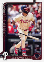 Philadelphia Phillies 2025 Topps Complete Mint 23 Card Team Set Featuring Bryce Harper, Kyle Schwarber and Trea Turner with Rookie Cards of Tyler Phillips, Seth Johnson and Michael Mercado Plus
