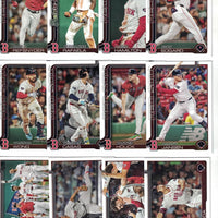 Boston Red Sox 2025 Topps Complete Mint 23 Card Team Set Featuring Trevor Story, Alex Bregman, Jarren Duran and Ceddanne Rafaela with Nick Sogard, Richard Fitts and Zach Penrod Rookie Cards Plus