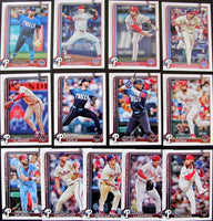 Philadelphia Phillies 2025 Topps Complete Mint 23 Card Team Set Featuring Bryce Harper, Kyle Schwarber and Trea Turner with Rookie Cards of Tyler Phillips, Seth Johnson and Michael Mercado Plus
