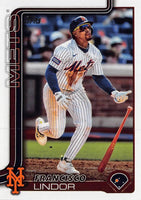 New York Mets 2025 Topps Complete Mint 24 Card Hand Collated Team Set Featuring Francisco Lindor, Juan Soto, Edwin Díaz and Pete Alonso with Luisangel Acuña Rookie Card Plus
