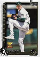 Oakland Athletics 2025 Topps Complete Mint 24 Card Team Set Featuring Mason Miller, Tyler Soderstrom and Zack Gelof with Rookie Cards of Jacob Wilson, Brady Basso, J.T. Ginn and Grant Holman Plus
