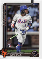 New York Mets 2025 Topps Complete Mint 24 Card Hand Collated Team Set Featuring Francisco Lindor, Juan Soto, Edwin Díaz and Pete Alonso with Luisangel Acuña Rookie Card Plus

