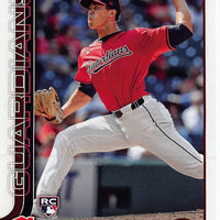 Cleveland Guardians 2025 Topps Complete Mint 25 Card Hand Collated Team Set Featuring Gavin Williams Future Stars and José Ramírez with 6 Rookie Cards including Connor Gillispie and Andrew Walters Plus