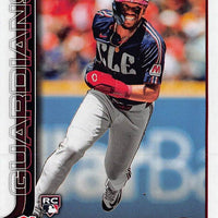 Cleveland Guardians 2025 Topps Complete Mint 25 Card Hand Collated Team Set Featuring Gavin Williams Future Stars and José Ramírez with 6 Rookie Cards including Connor Gillispie and Andrew Walters Plus