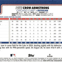 Chicago Cubs 2025 Topps Complete Mint Hand Collated 23 Card Team Set Featuring Pete Crow Armstrong and Dansby Swanson with Rookie Cards of Jack Neely and Kevin Alcántara Plus