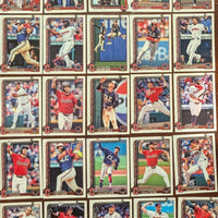 Cleveland Guardians 2025 Topps Complete Mint 25 Card Hand Collated Team Set Featuring Gavin Williams Future Stars and José Ramírez with 6 Rookie Cards including Connor Gillispie and Andrew Walters Plus