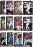 Cleveland Guardians 2025 Topps Complete Mint 25 Card Hand Collated Team Set Featuring Gavin Williams Future Stars and José Ramírez with 6 Rookie Cards including Connor Gillispie and Andrew Walters Plus
