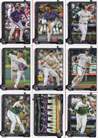 Colorado Rockies 2024 Topps Complete Mint Hand Collated 29 Card Team Set featuring 9 Rookie Cards Greg Jones, Bradley Blalock, Adael Amador, Aaron Schunk, Drew Romo, Angel Chivilli, Luis Peralta, Jaden Hill and Seth Halvorsen Plus
