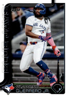 Toronto Blue Jays 2025 Topps Complete Mint Hand Collated 25 Card Team Set Featuring George Springer, Vladimir Guerrero Jr and Bo Bichette with 8 ROOKIE Cards including Luis De Los Santos, Orelvis Martinez and Jake Bloss Plus
